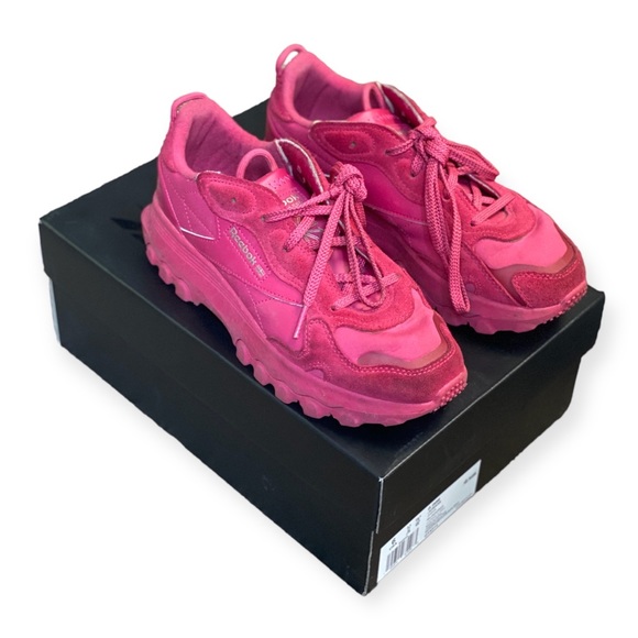 SoldOut REEBOK CARDI B CLASSIC Leather Grade SCHOOL Shoes - Picture 3 of 6